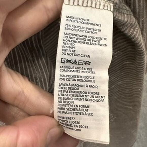 prAna Women's Medium Lightweight Activewear Shirt Cutout in Back Comfort Active - Picture 10 of 10